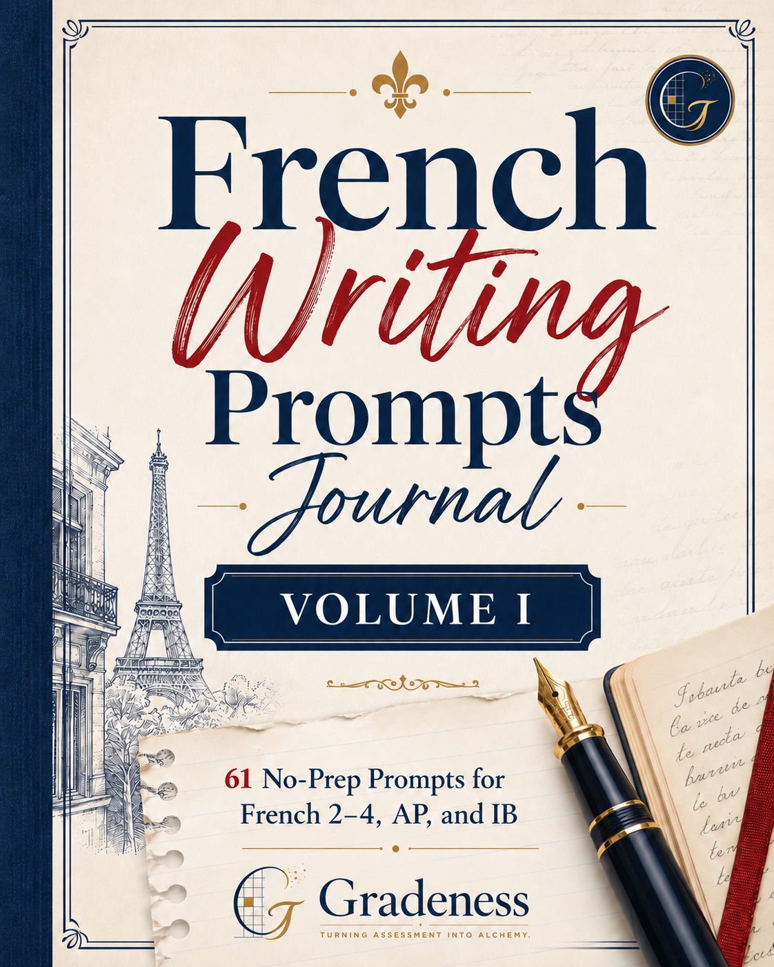 Gradeness Journal d'écriture Volume I
