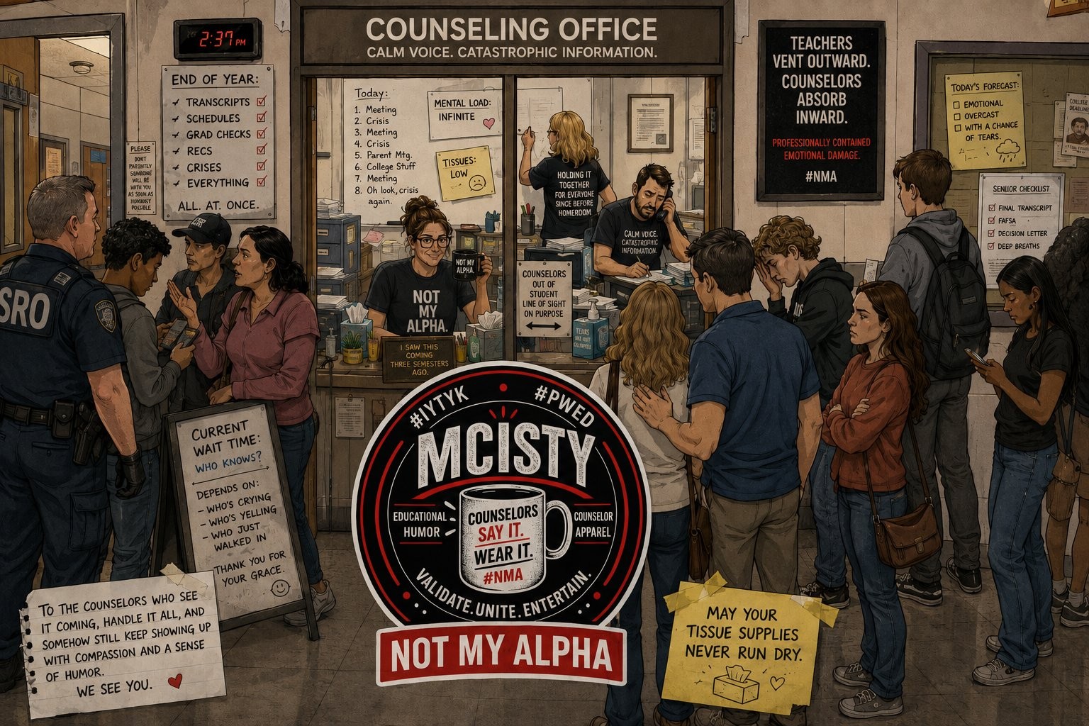 Not My Alpha — MCISTY Counselor Collection. Calm Voice. Catastrophic Information.